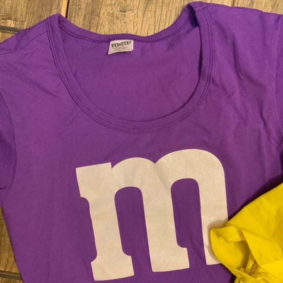 His and Hers M & M shirts. Ladies size small and mens size large. - Picture 2 of 3